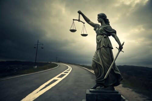 相手を変えようとするのではなく、
自分の人生の選択を引き受けることを象徴する
境界線と判断のイメージ
